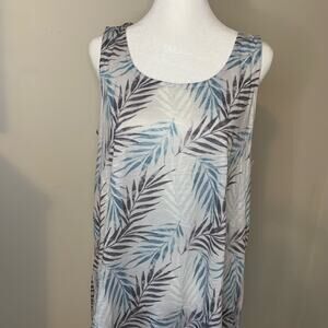 PEACE & PEARLS TOP TANK BLOUSE Size L